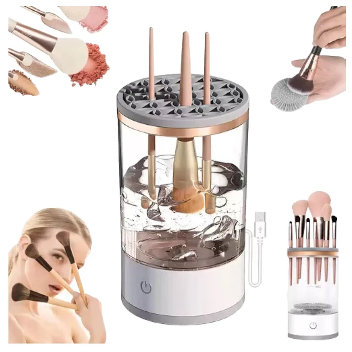 🌀 BROCHAS IMPECABLES – máquina limpiadora portátil eléctrica automática + ENVÍO GRATIS